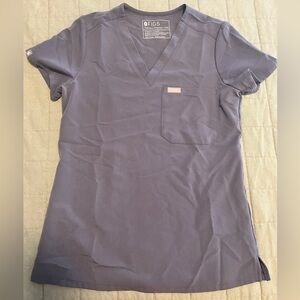 COPY - Figs space navy xxs Catarina one pocket scrub top